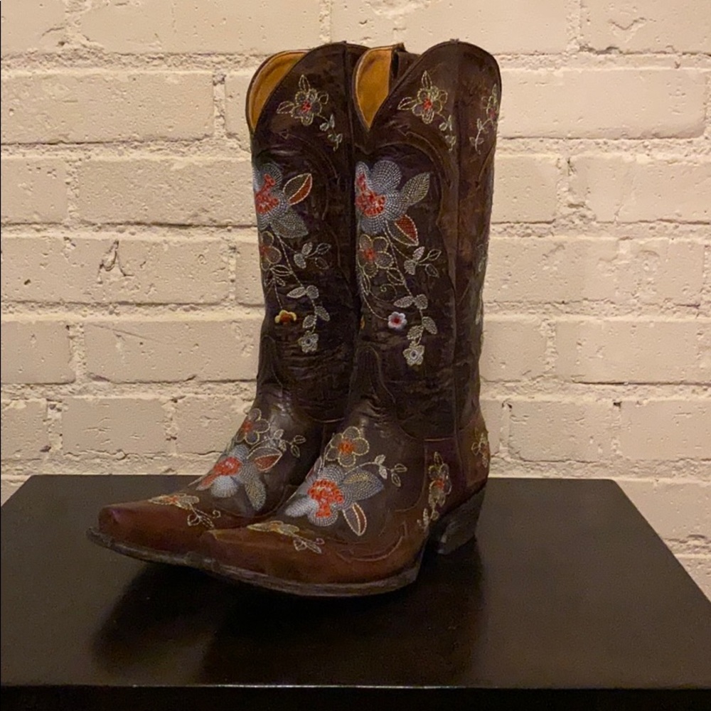 Old Gringo Chocolate Floral Bonnie Boots